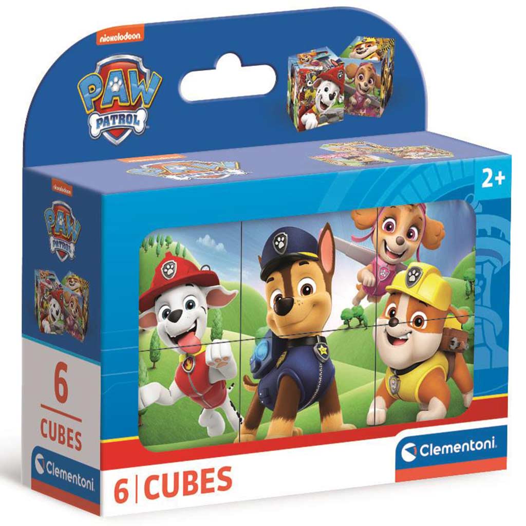 Paw Patrol: 6-teiliges Märchenwürfel-Set - Clementoni