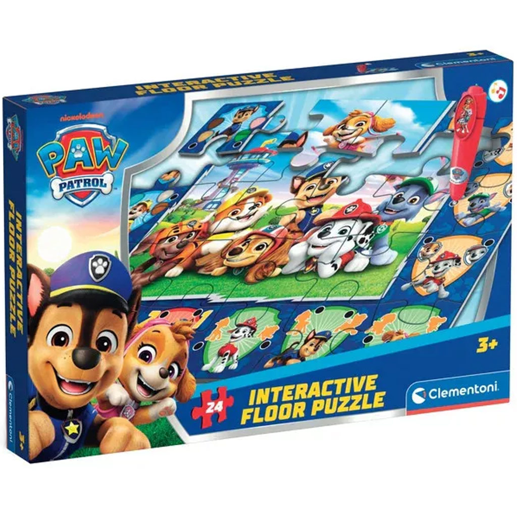 Mancs őrjárat interaktív 24db-os padló puzzle - Clementoni kép 1