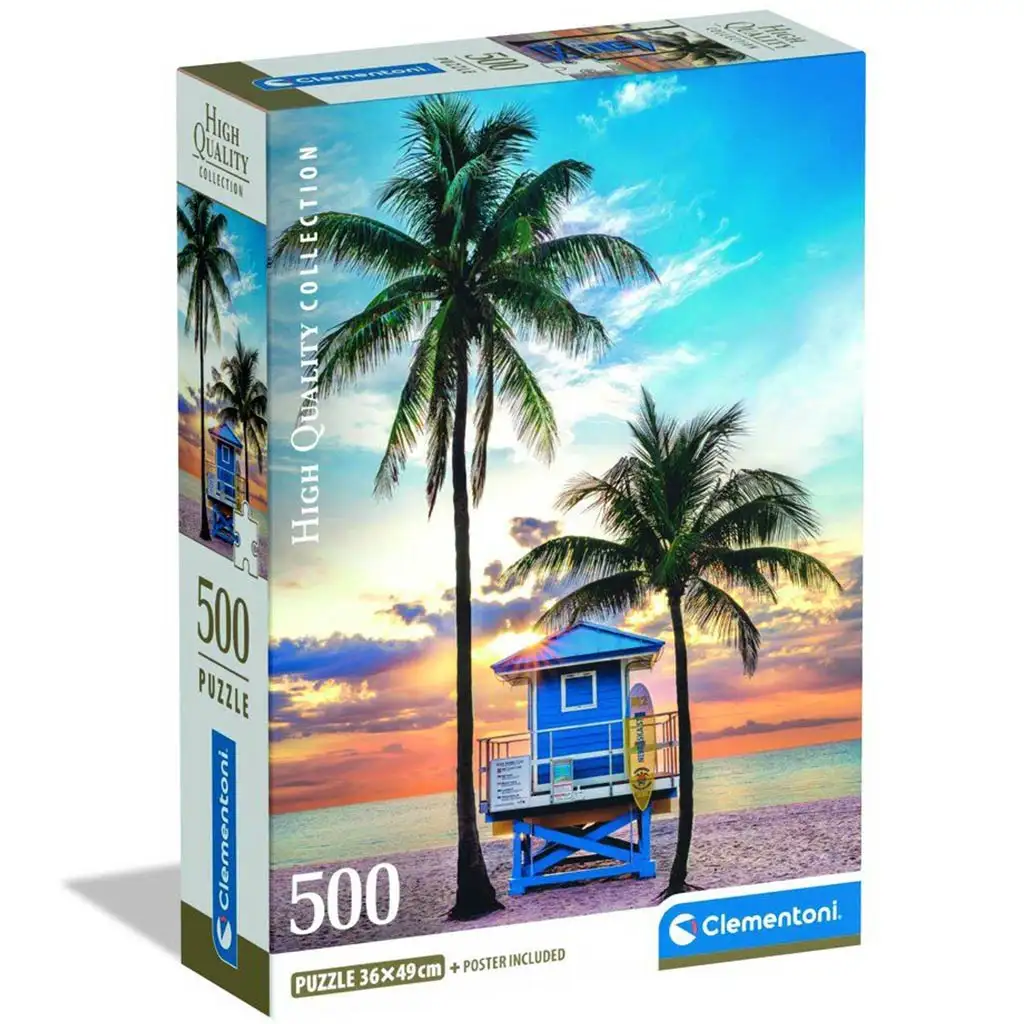 Miami Beach, Florida HQC 500 darabos puzzle - Clementoni kép 1