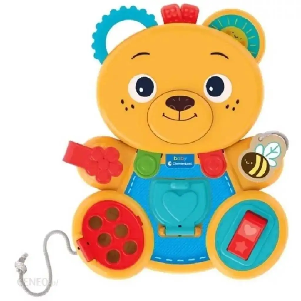 Clementoni Baby: Baby Bär Montessori Beschäftigungsspielzeug kép 2