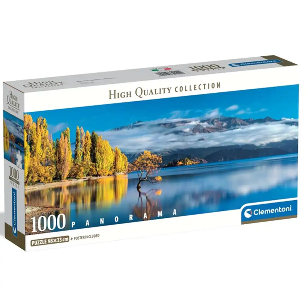 Wanaka goldene Spiegelung 1000-teiliges HQC Panorama Puzzle - Clementoni
