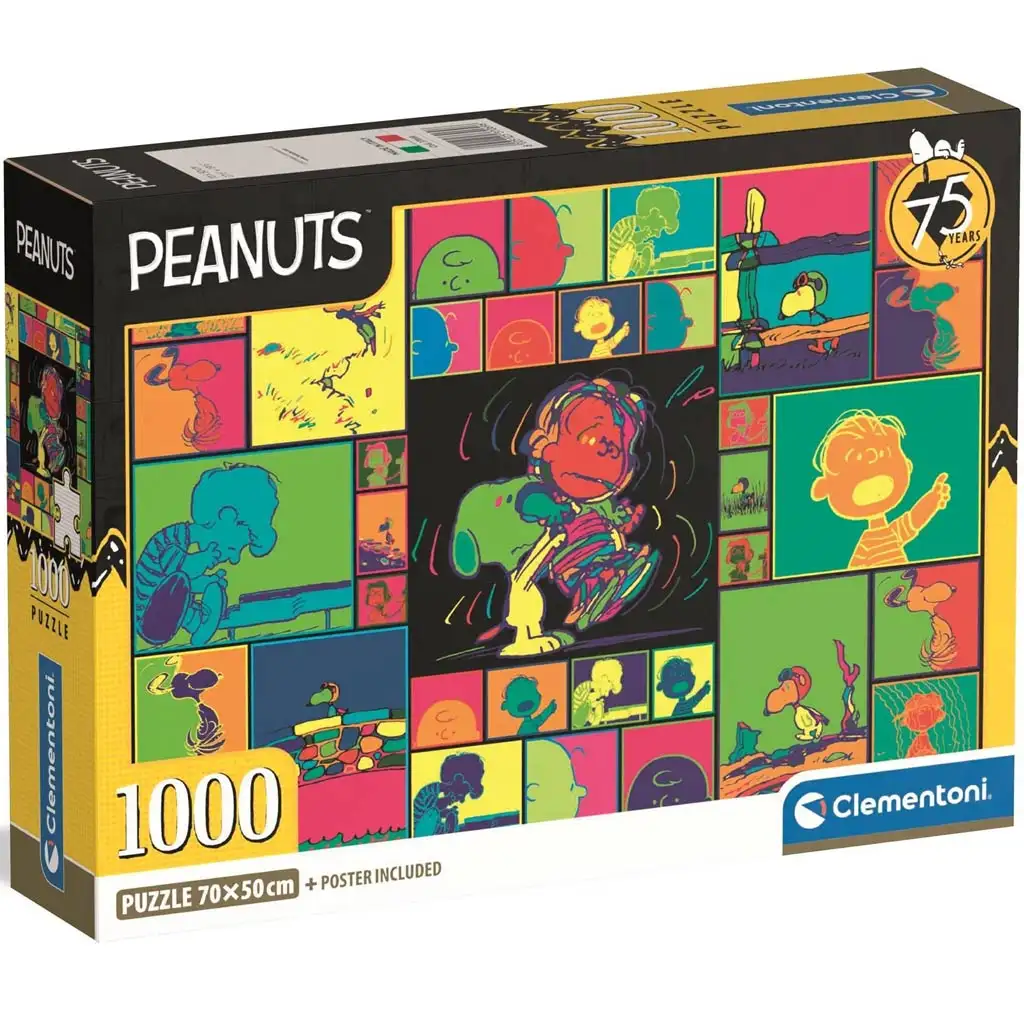 Peanuts 75 Jahre 1000-teiliges Puzzle - Clementoni