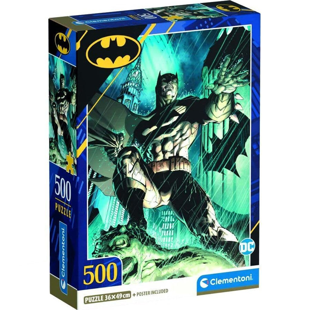 DC Comics Batman im Regen 500-teiliges Puzzle - Clementoni