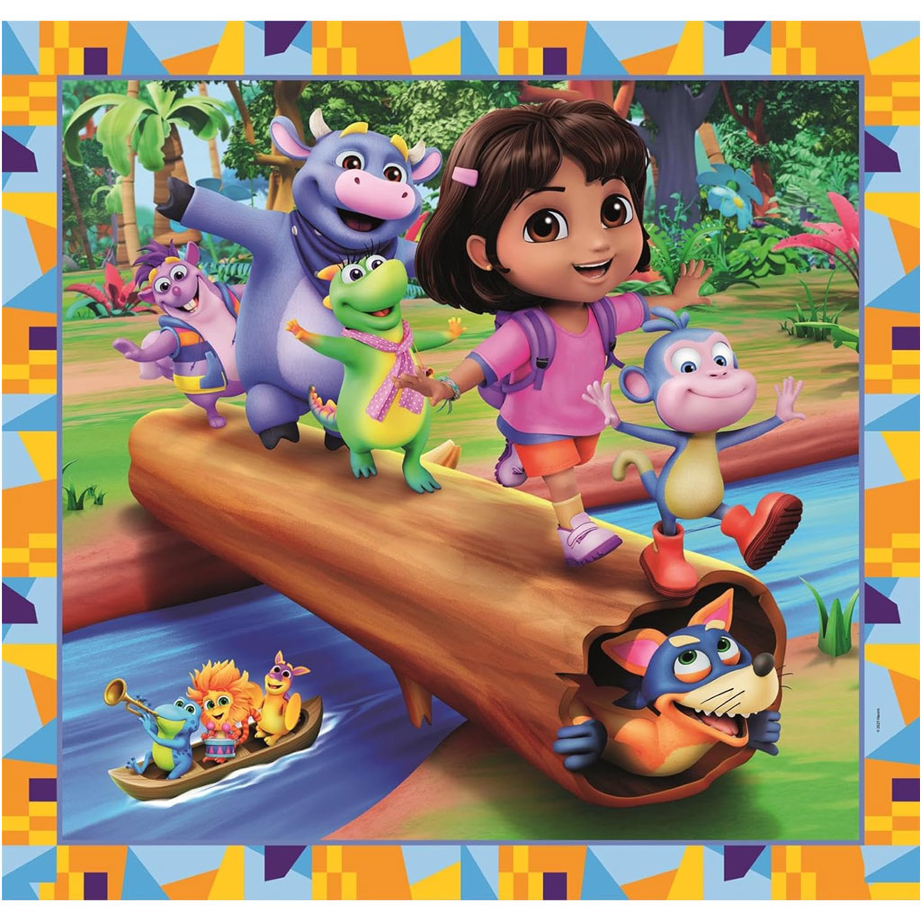 Dora die Entdeckerin 3x48 Teile Supercolor Puzzle - Clementoni kép 3