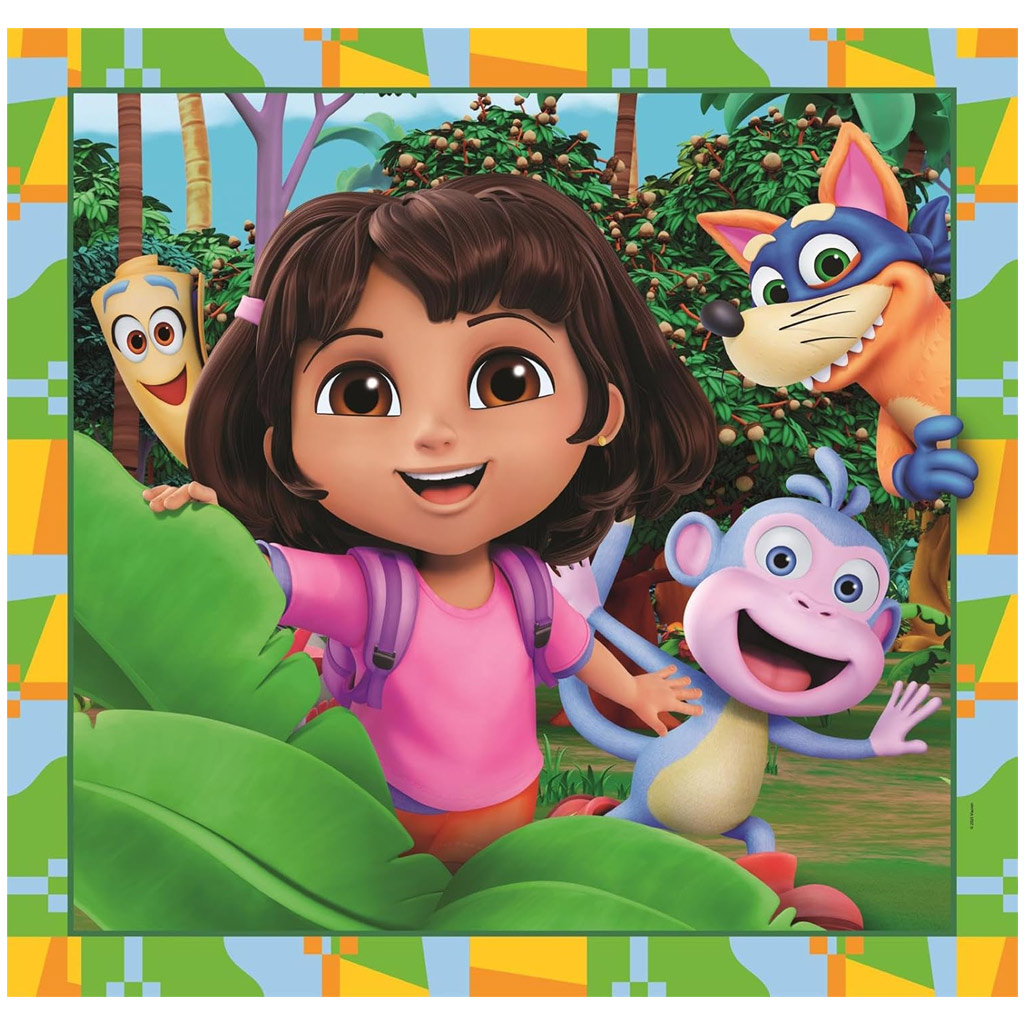 Dora die Entdeckerin 3x48 Teile Supercolor Puzzle - Clementoni kép 4