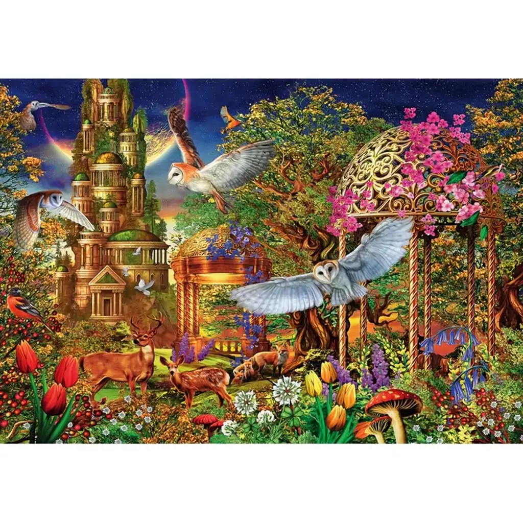Wald-Fantasiegarten 1500-teiliges HQC Kompakt-Puzzle - Clementoni kép 2