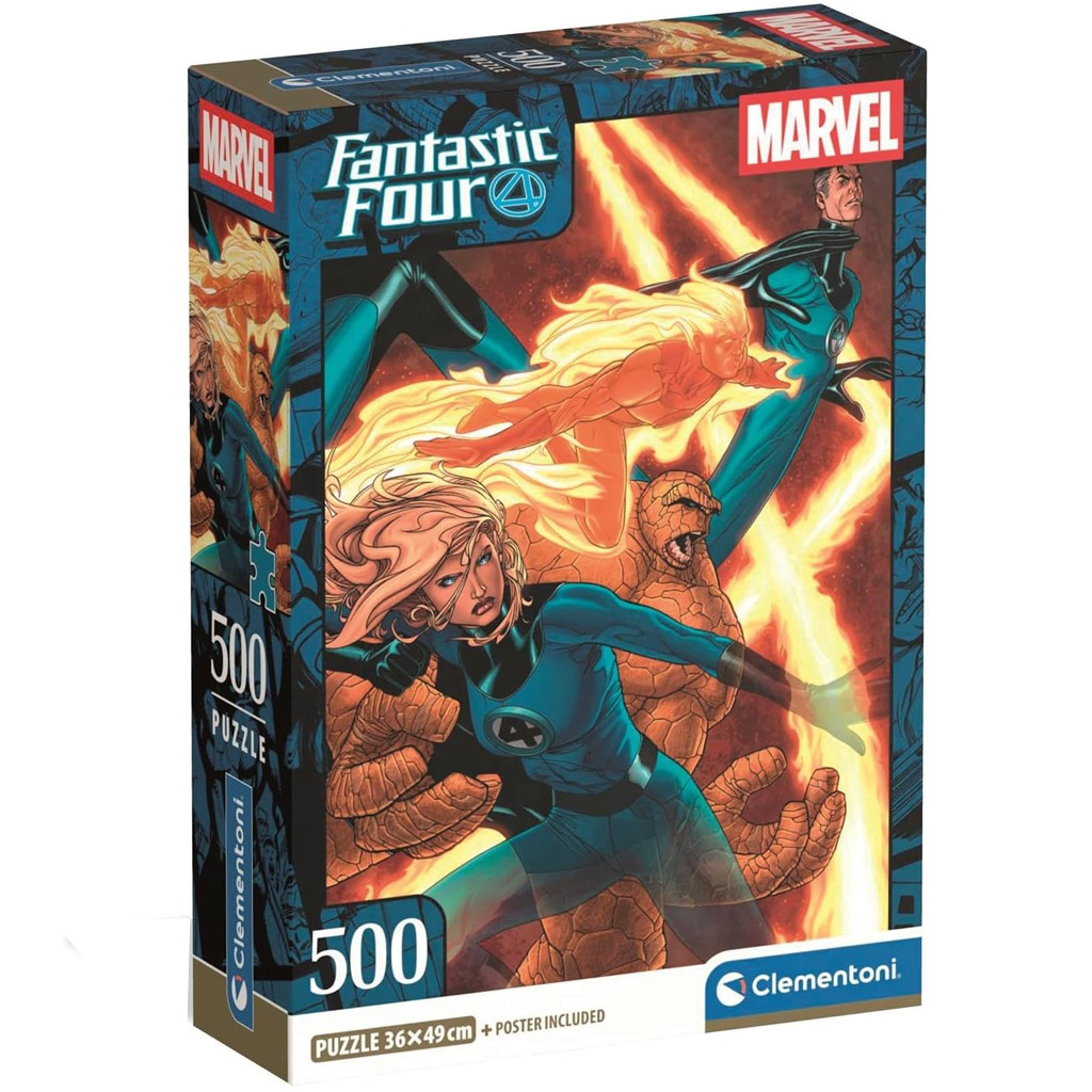 A fantasztikus négyes 500db-os puzzle - Clementoni kép 1