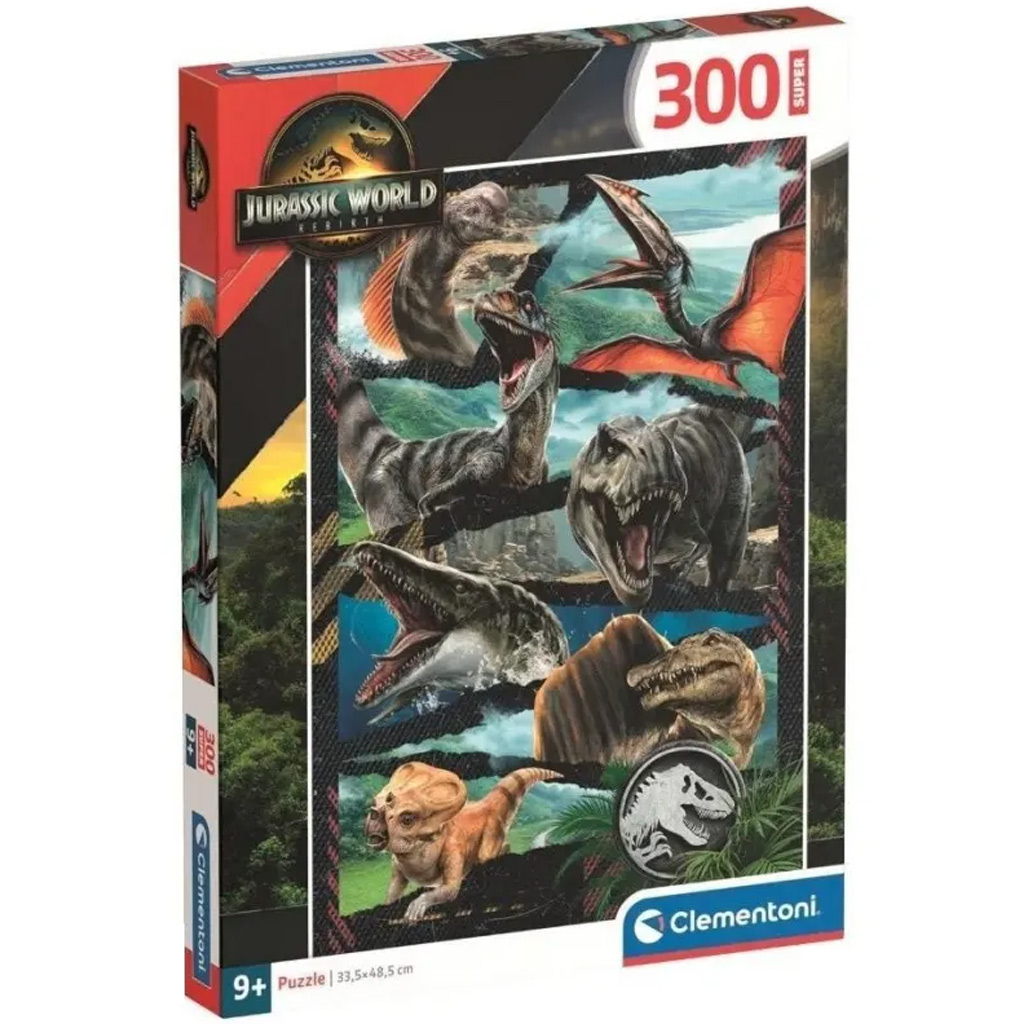 Jurassic World Wiedergeburt Angriff der Urzeitwesen 300-teiliges Puzzle - Clementoni