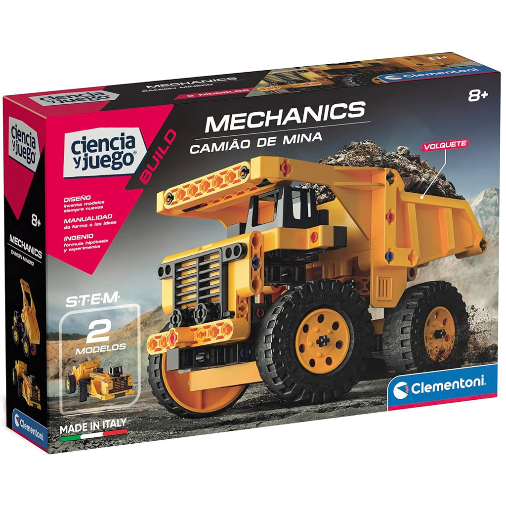 Science & Play: Mehanics Bergwerkswagen-Bausatz - Clementoni