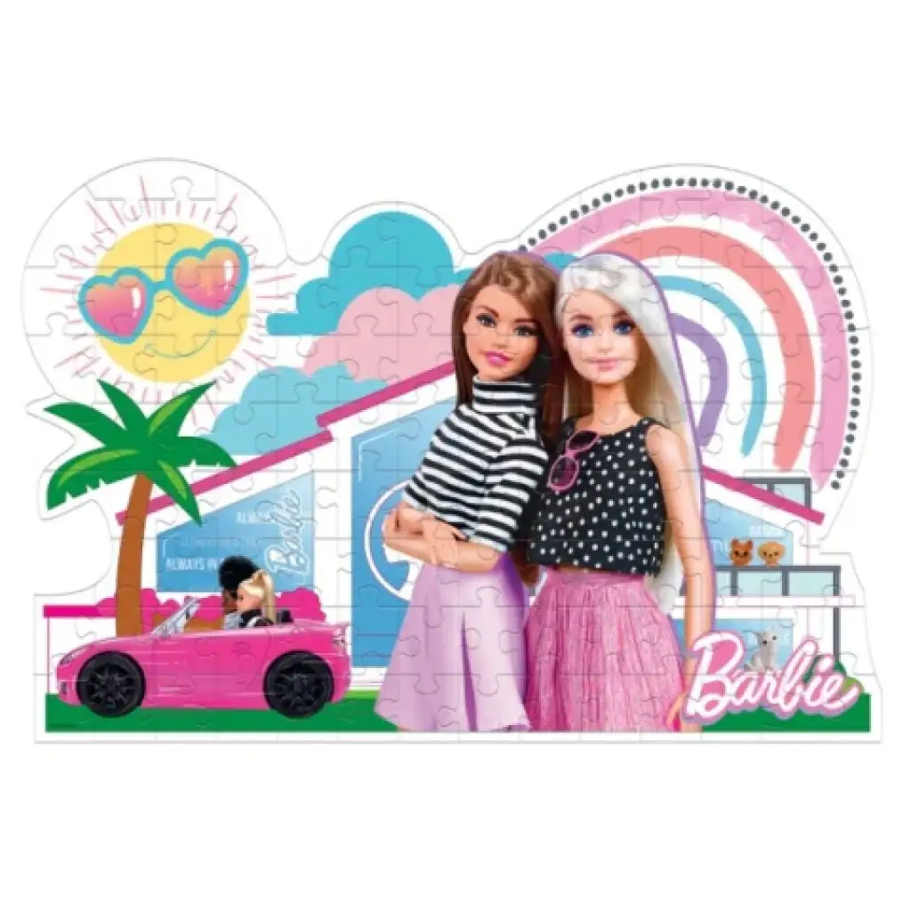 Barbies Ferienhaus Supercolor 104-teiliges Puzzle - Clementoni kép 2