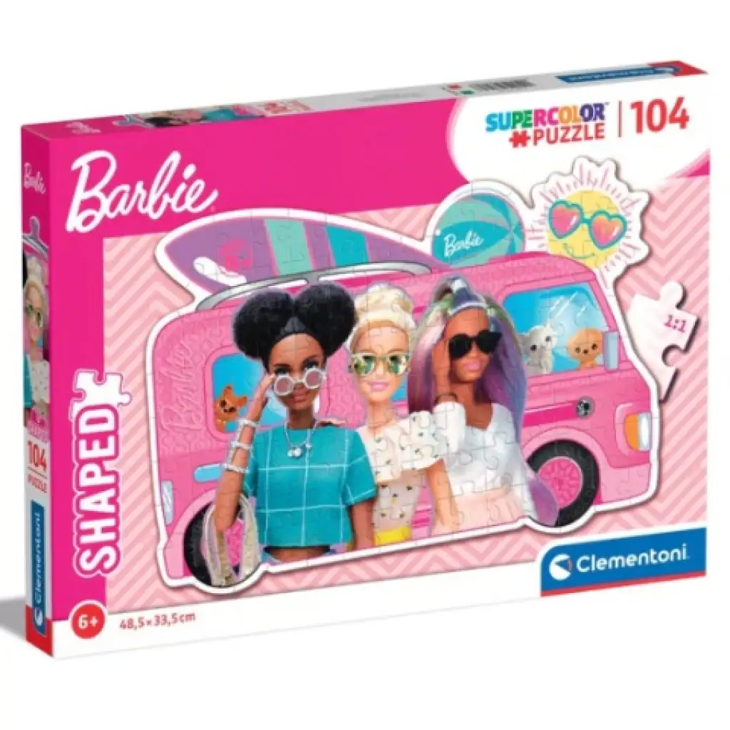 Barbies Wohnmobil Supercolor 104-teiliges Puzzle - Clementoni