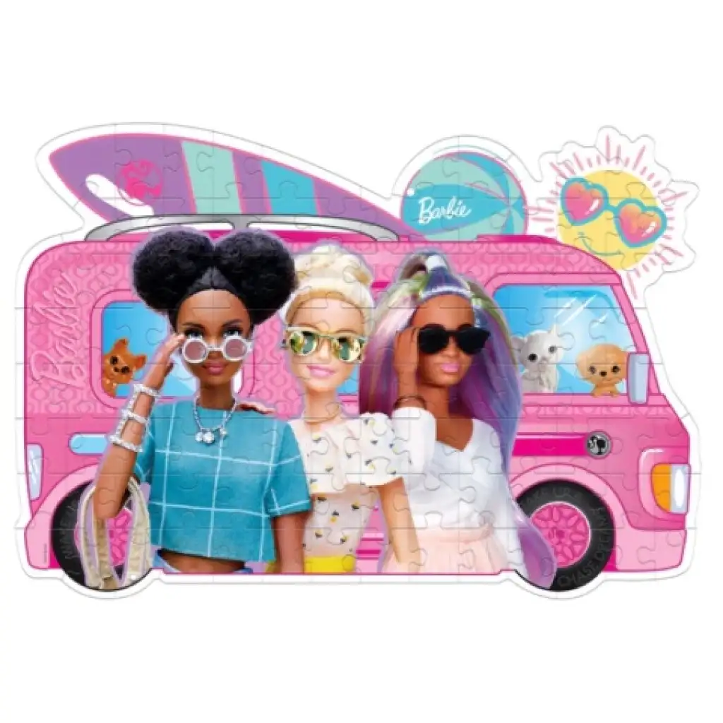 Barbies Wohnmobil Supercolor 104-teiliges Puzzle - Clementoni kép 2