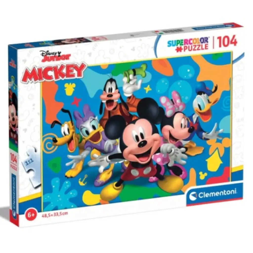 Mickey Maus und seine Freunde Supercolor 104-teiliges Puzzle - Clementoni