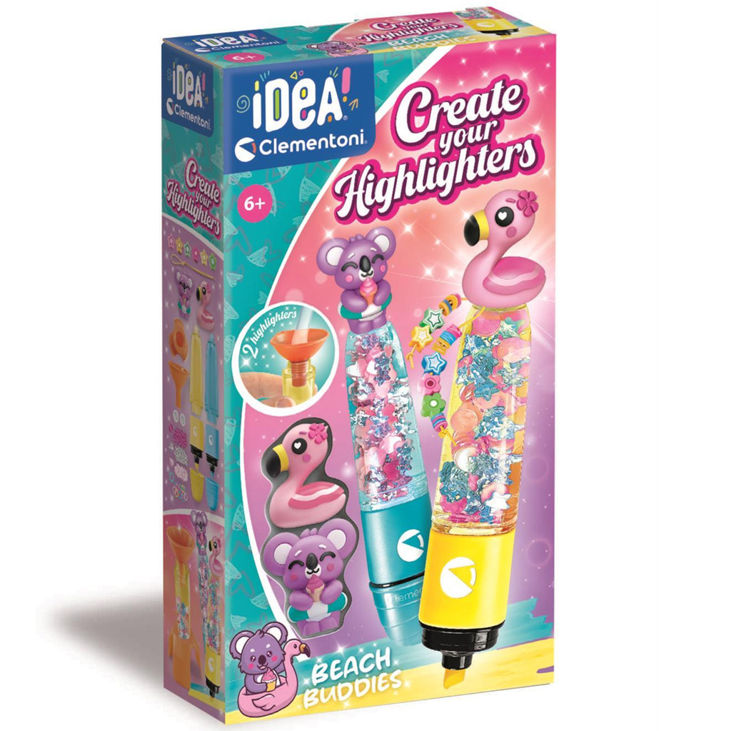 Idea! Strandbarátok szövegkiemelő készítő szett - Clementoni kép 1