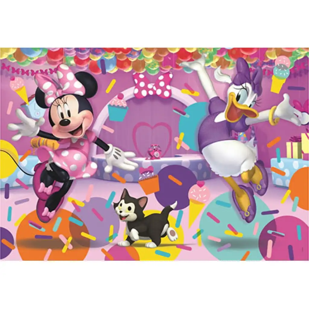 Minnie Maus und ihre Freunde Supercolor Maxi Puzzle 104 Teile - Clementoni kép 2
