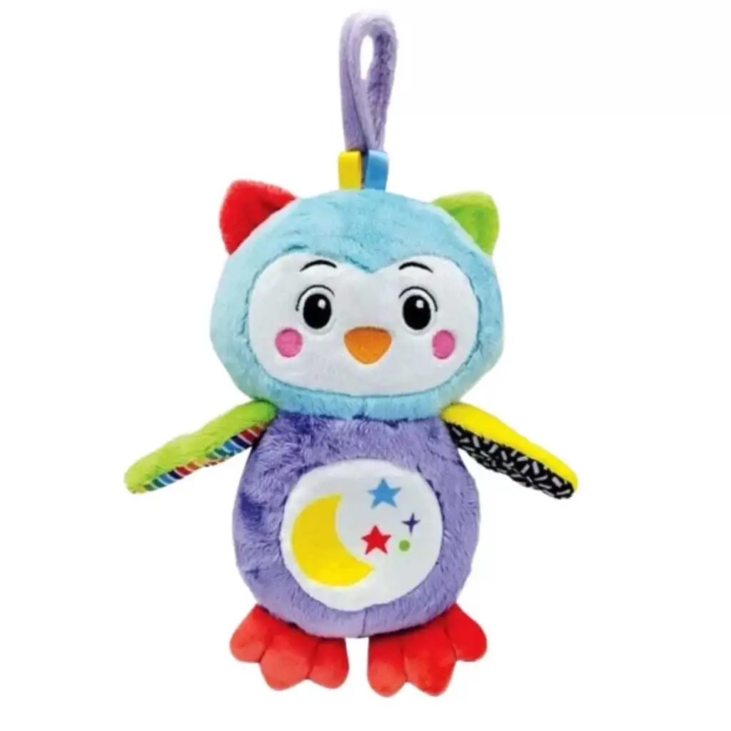 Clementoni Baby: Musikalisches Plüscheule mit Nachtlicht kép 2