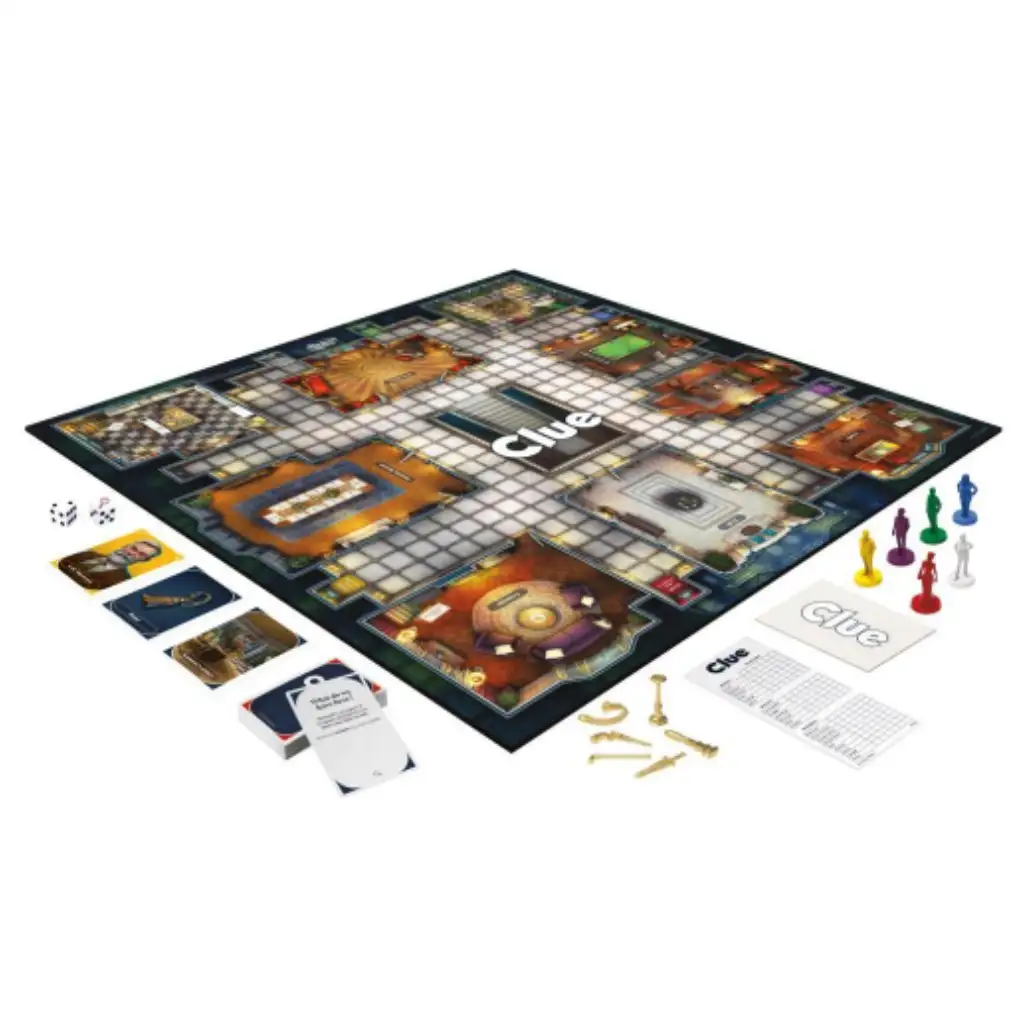 Cluedo - Klassisches Krimi-Detektiv-Brettspiel - Hasbro kép 3