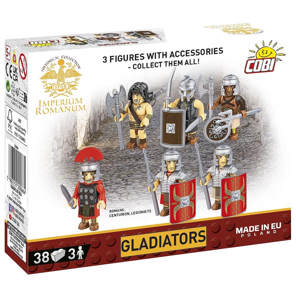 COBI: Imperium Romanum – Gladiatoren Figuren-Set (20066) kép 3