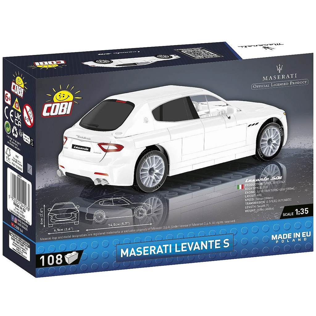 COBI: Maserati Levante S Auto-Bauset (24507) kép 3