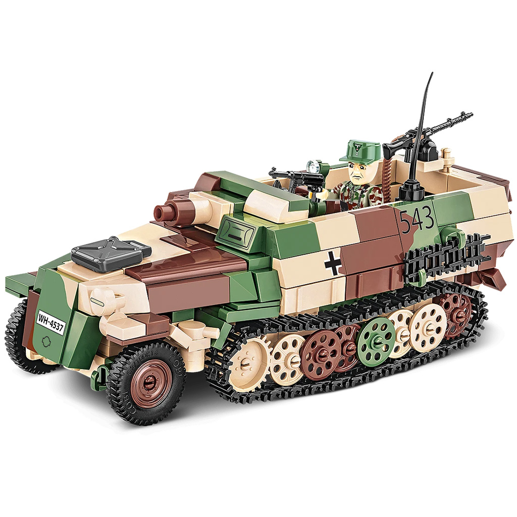 COBI: Sd.Kfz. 251/9 Stummel gepanzerte Fahrzeug Bausatz (3096) kép 2