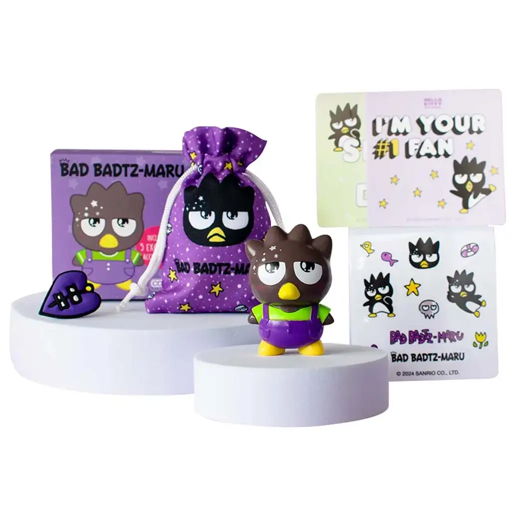 Hello Kitty: Badtzmaru Figur in Box mit Zubehör 6cm