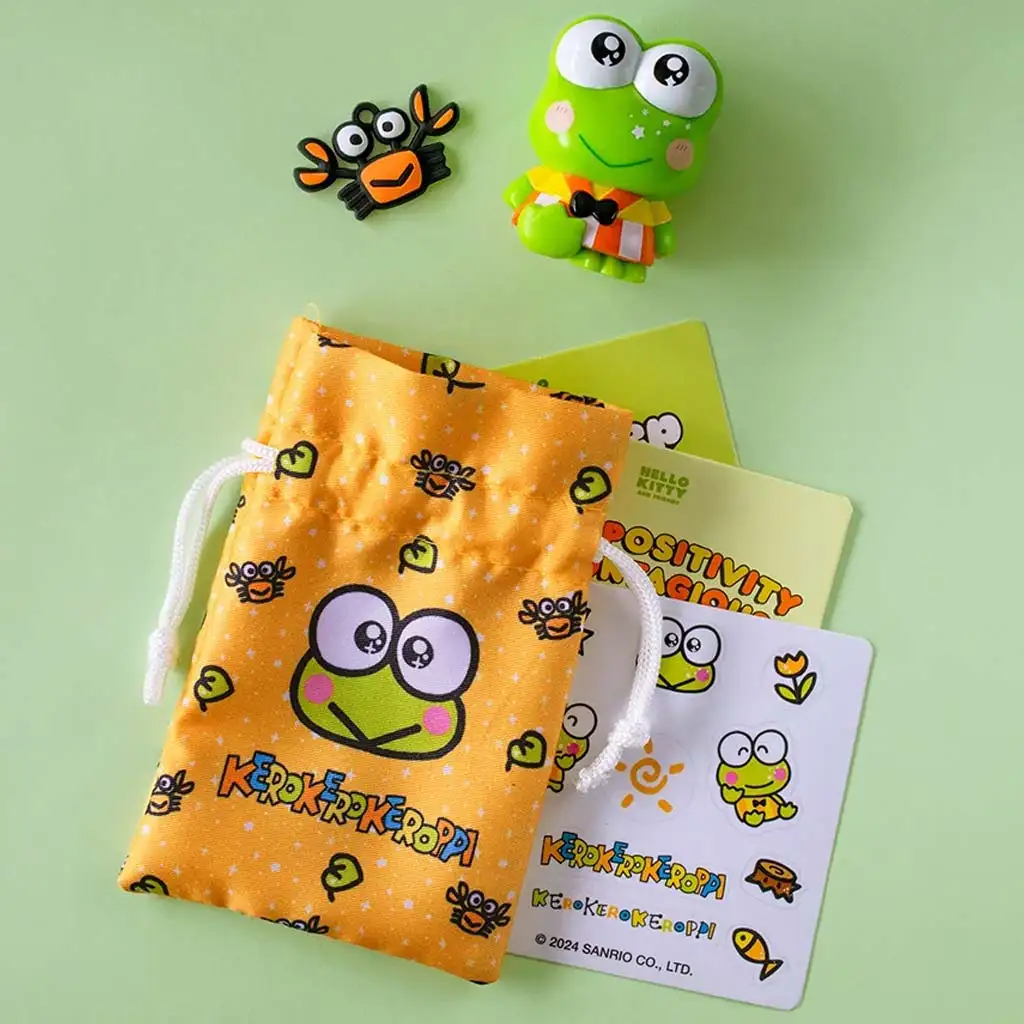 Hello Kitty: Keroppi Figur im Box mit Zubehör 6cm kép 3