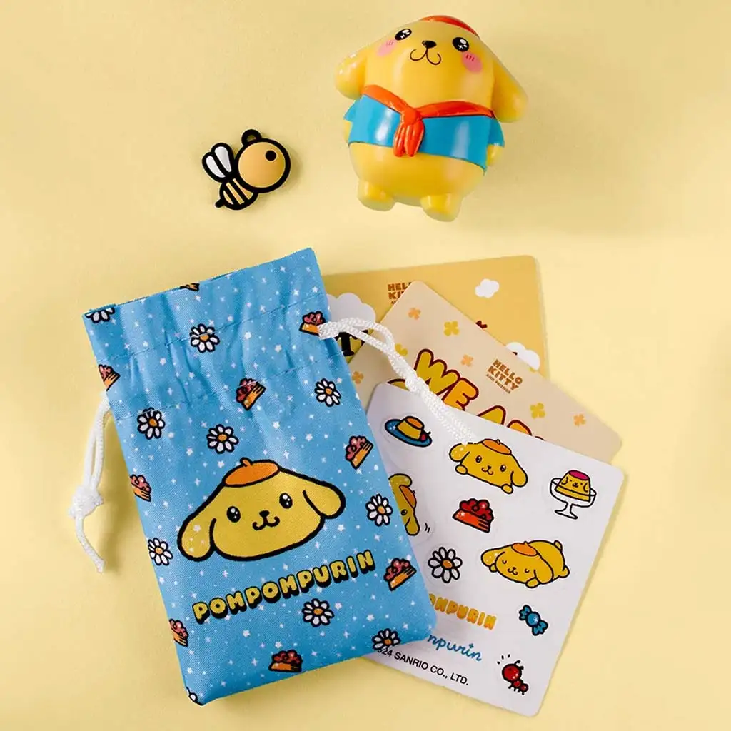 Hello Kitty: Pompompurin Figur in Box mit Zubehör, 6 cm kép 3