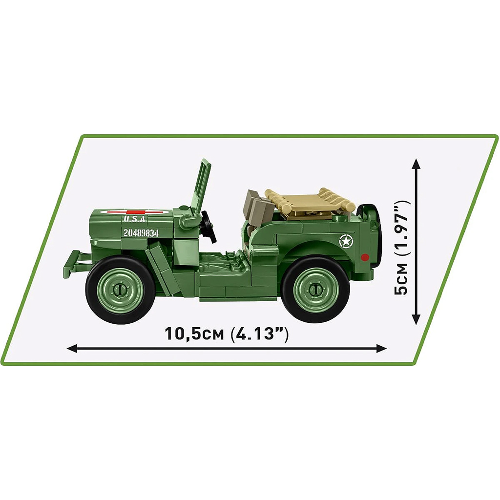 COBI: Medical Willys MB Spielzeug-Bausatz (2295) kép 3