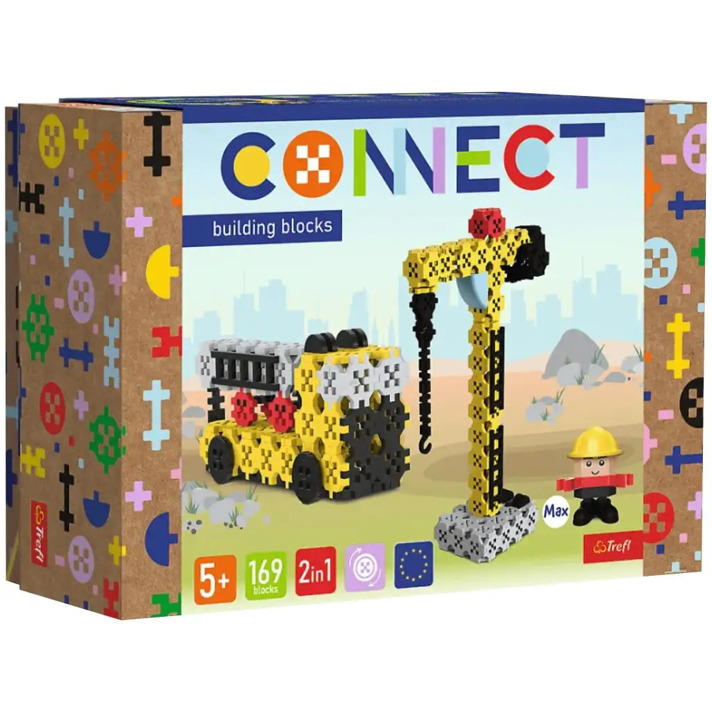 Connect: Építkezés 169db-os építőjáték - Trefl kép 1