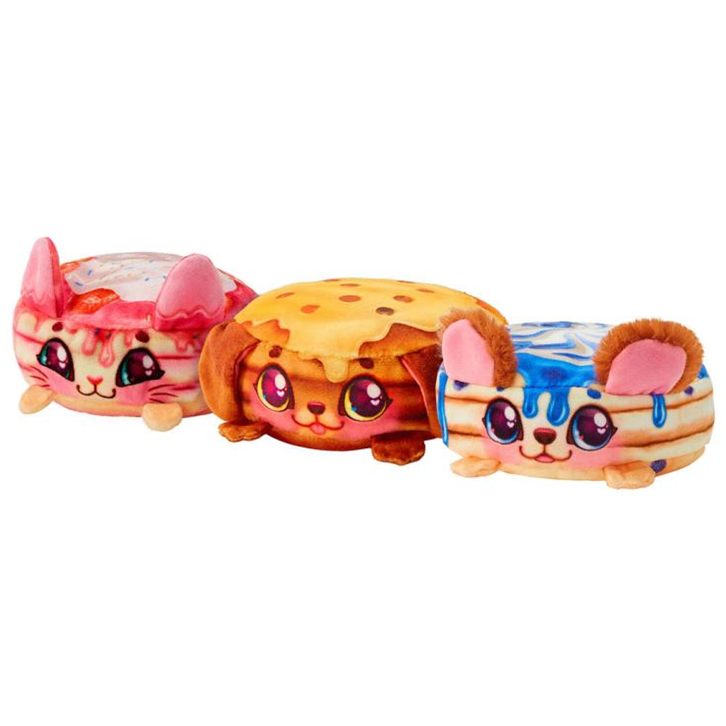 COOKEEZ Makery: Pancake Treatz palacsintasütő játékszett meglepetés plüss állattal kép 3