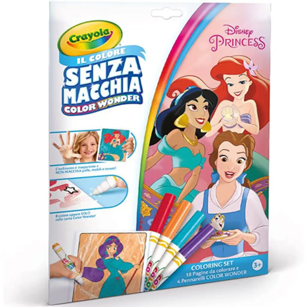 Crayola: Color Wonder Disney Prinzessinnen Malbuch ohne Kleckse