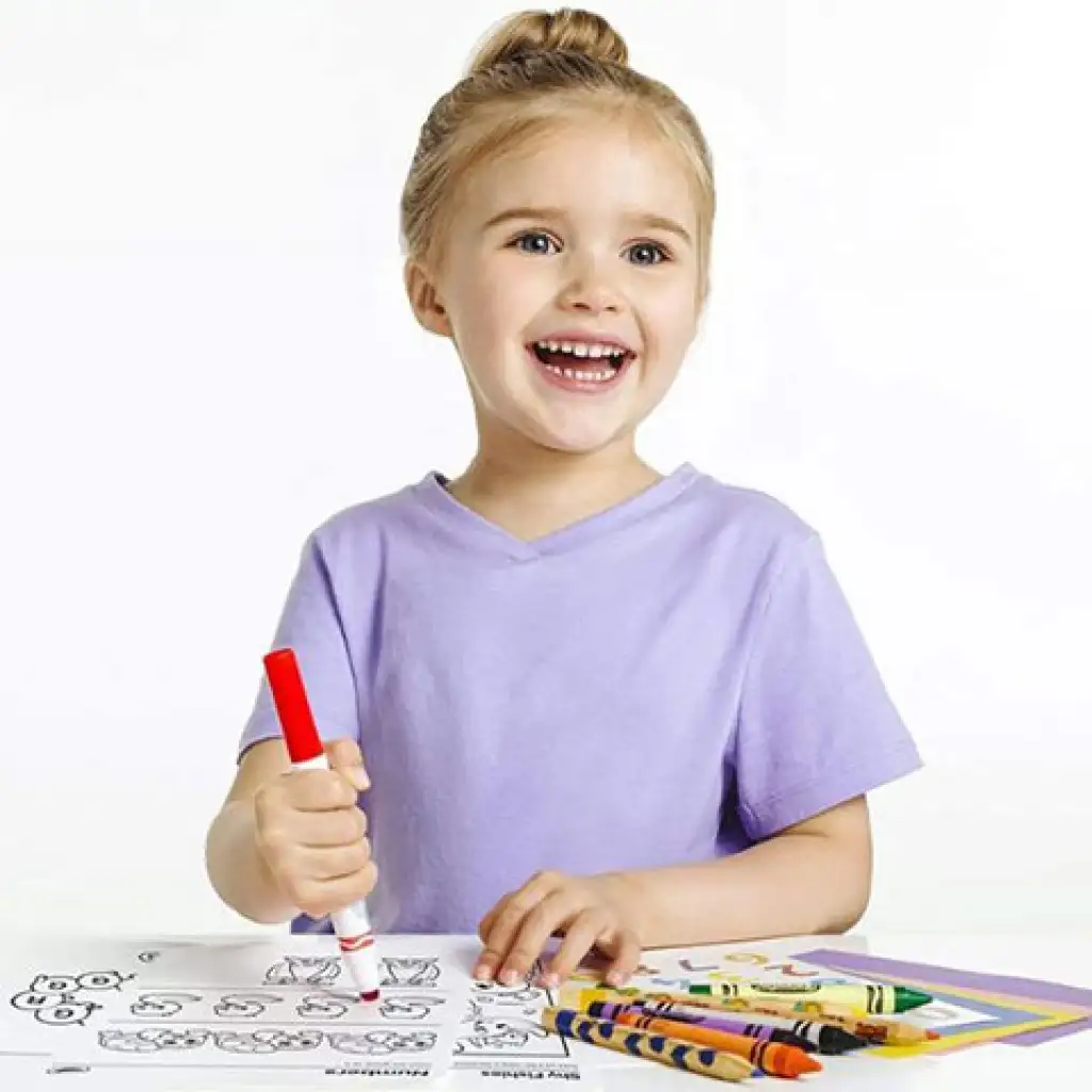Crayola: Mini Kids Maxi Malbuch und Filzstift-Set - Tier-Einhorn kép 2