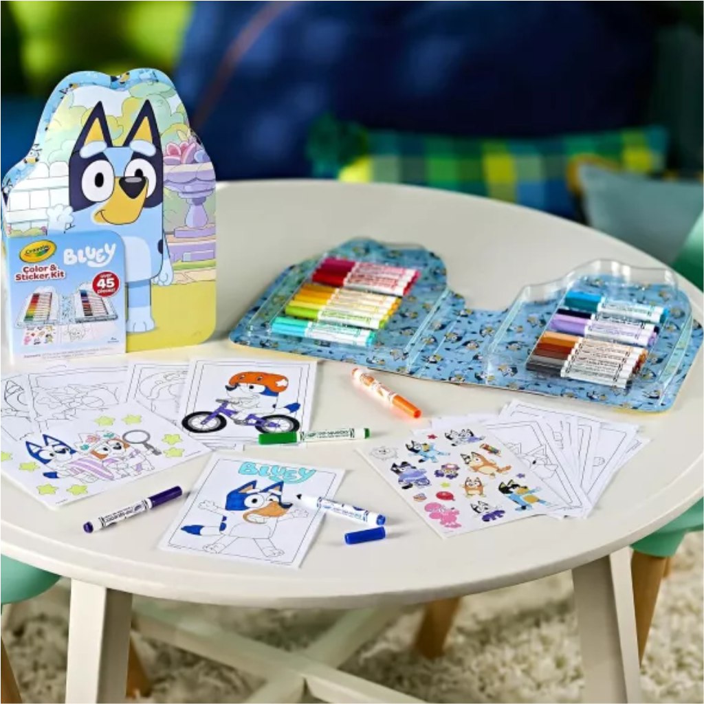 Crayola: Bluey Kreativset mit Aufklebern kép 2