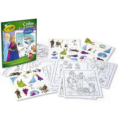 Crayola: Frozen 2 Malbuch, Ausmalbuch und Stickerheft kép 2
