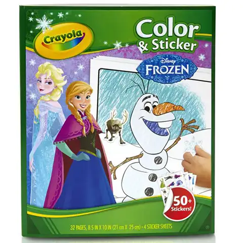 Crayola: Frozen 2 Malbuch, Ausmalbuch und Stickerheft