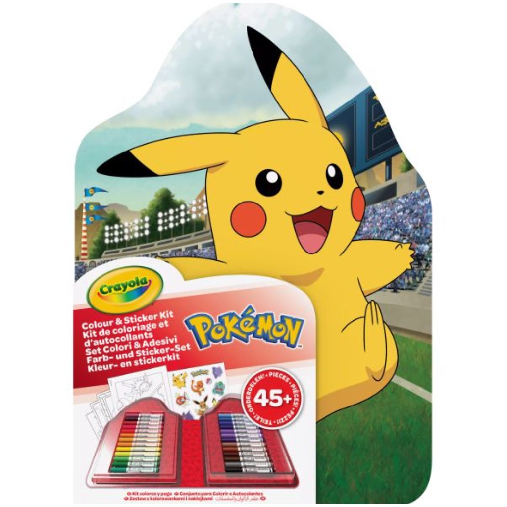 Crayola: Pokémon-Kreativset mit Aufklebern
