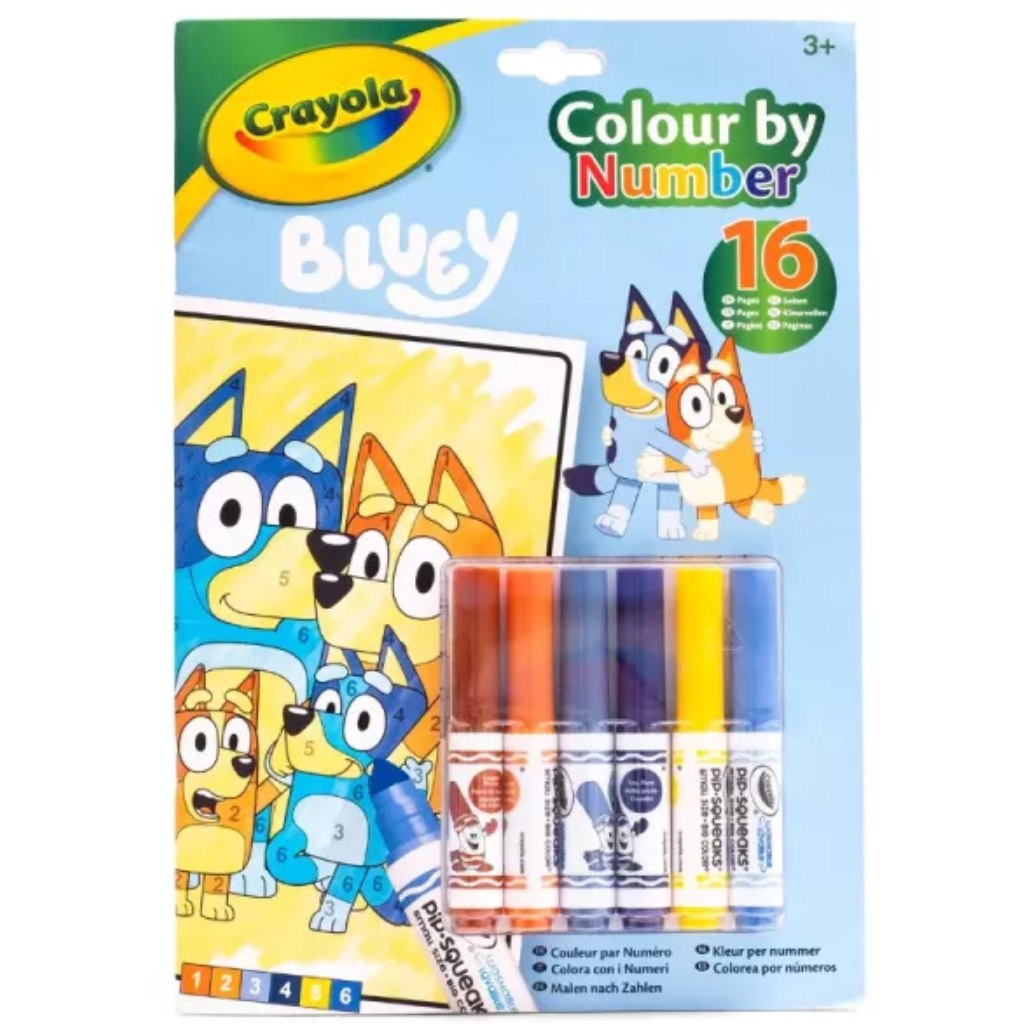 Crayola: Malen nach Zahlen - Bluey