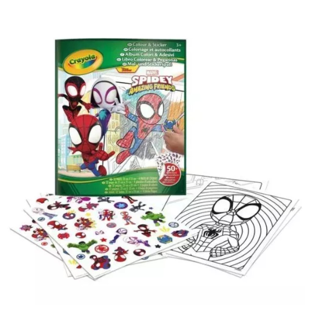 Crayola: Malbuch mit Aufklebern - Póki