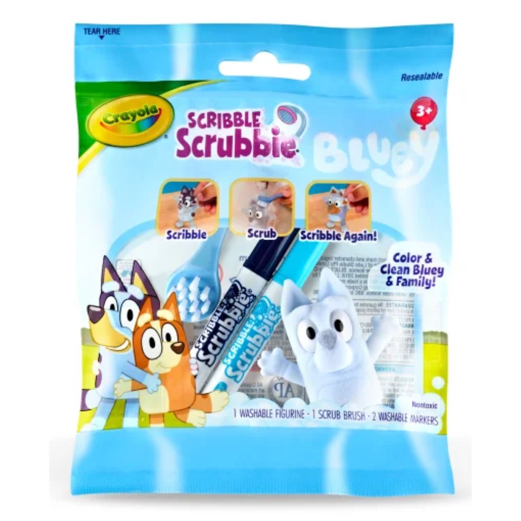 Crayola: Washimals Bluey 1-teiliges Figurenset
