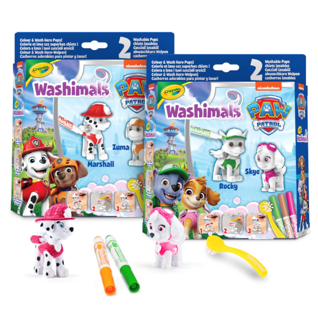 Crayola: Washimals Paw Patrol-Set in mehreren Varianten