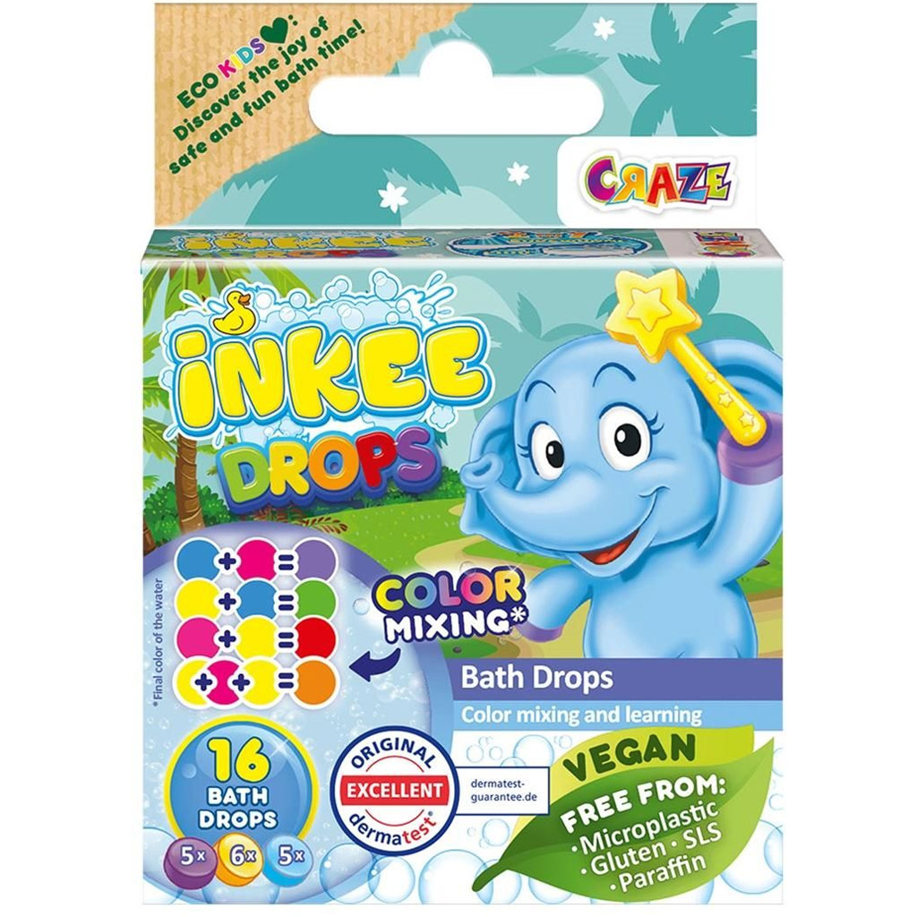 Craze Inkee: Vegane Badetabletten, 16 Stück