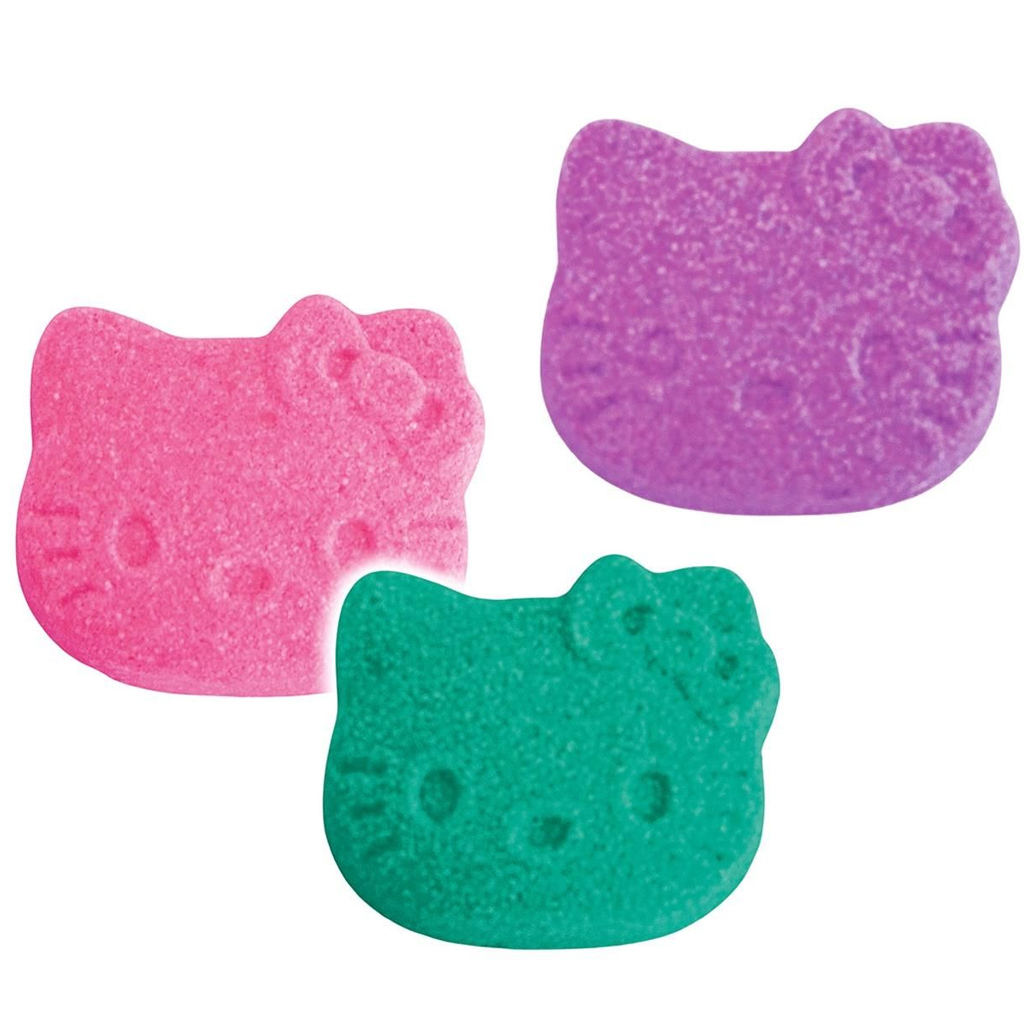 Craze Inkee: Vegane Badebombenformen – Hello Kitty mit Zuckerwatte-Duft, 3er-Pack kép 2