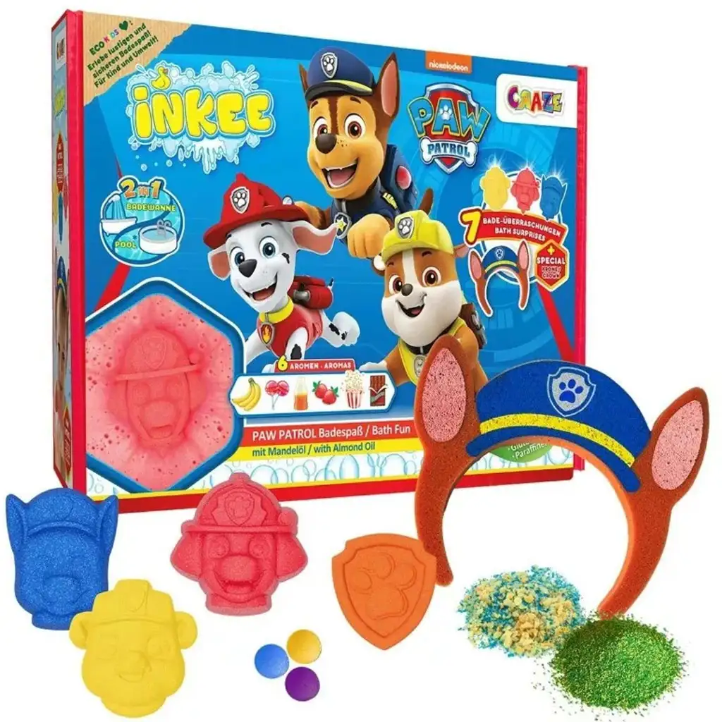 Craze: Inkee Mancs Patrouille großes veganes Badeset kép 2