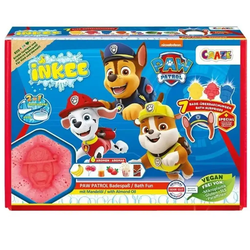 Craze: Inkee Mancs Patrouille großes veganes Badeset