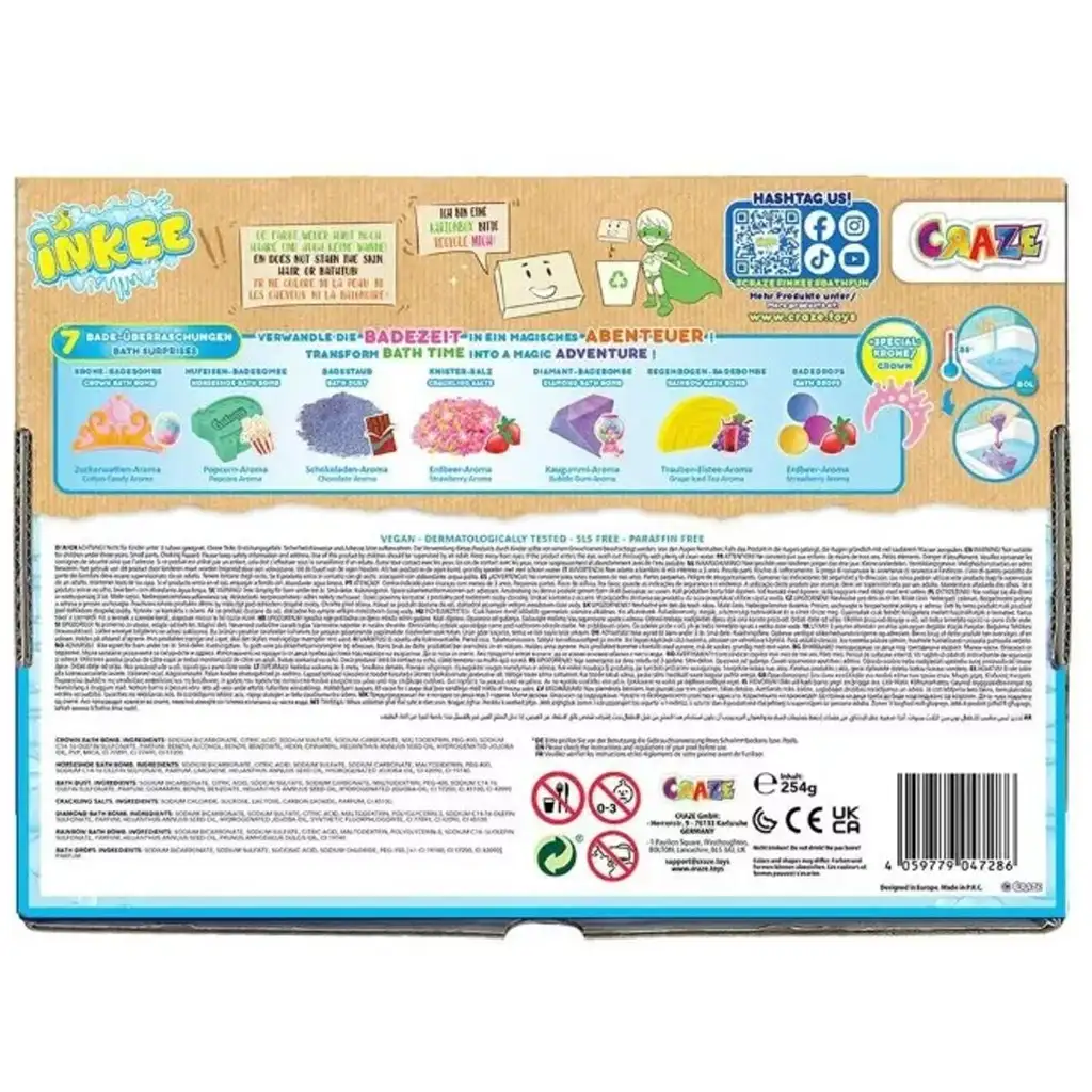 Craze: Inkee Galupy großes veganes Einhorn-Badeset kép 5