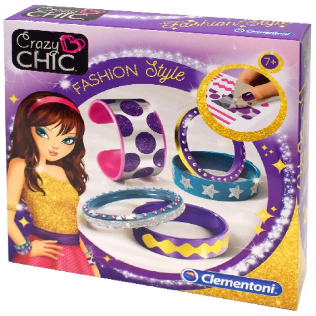 Crazy Chic Fashion Style Armbandherstellungsset - Clementoni