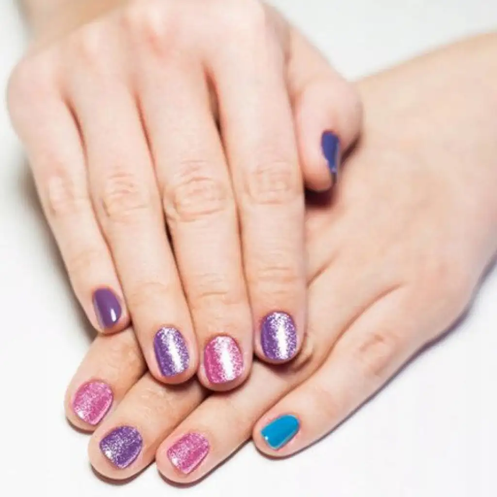 Crazy Chic Glitter Pen glitzernde Nägel Set - Clementoni kép 5