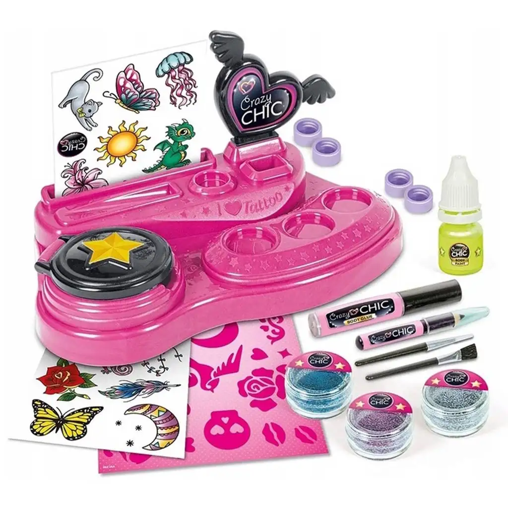 Crazy Chic: Verrücktes Tätowierungsset - Clementoni kép 3