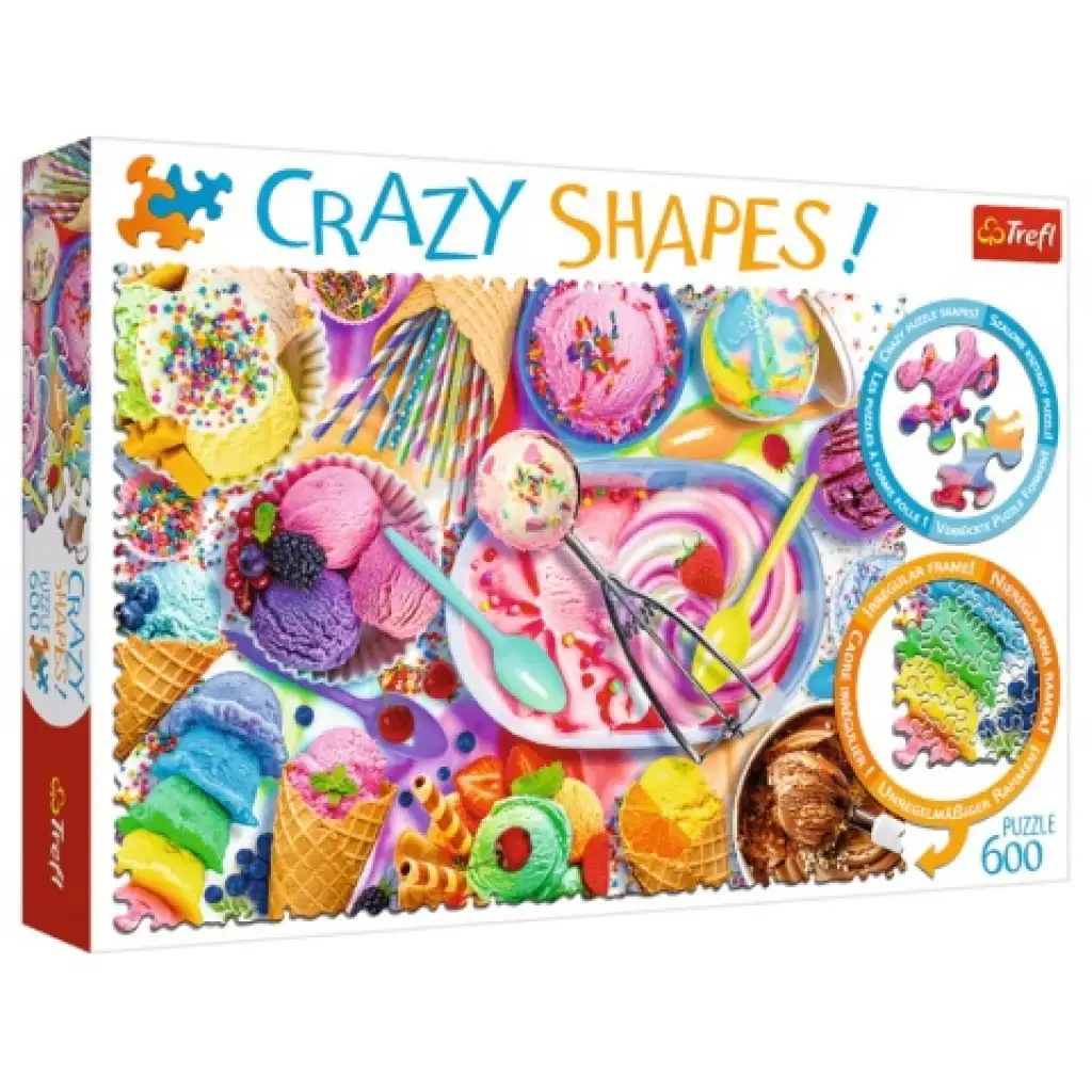 Crazy Shapes: Süße Träume 600-teiliges Puzzle - Trefl