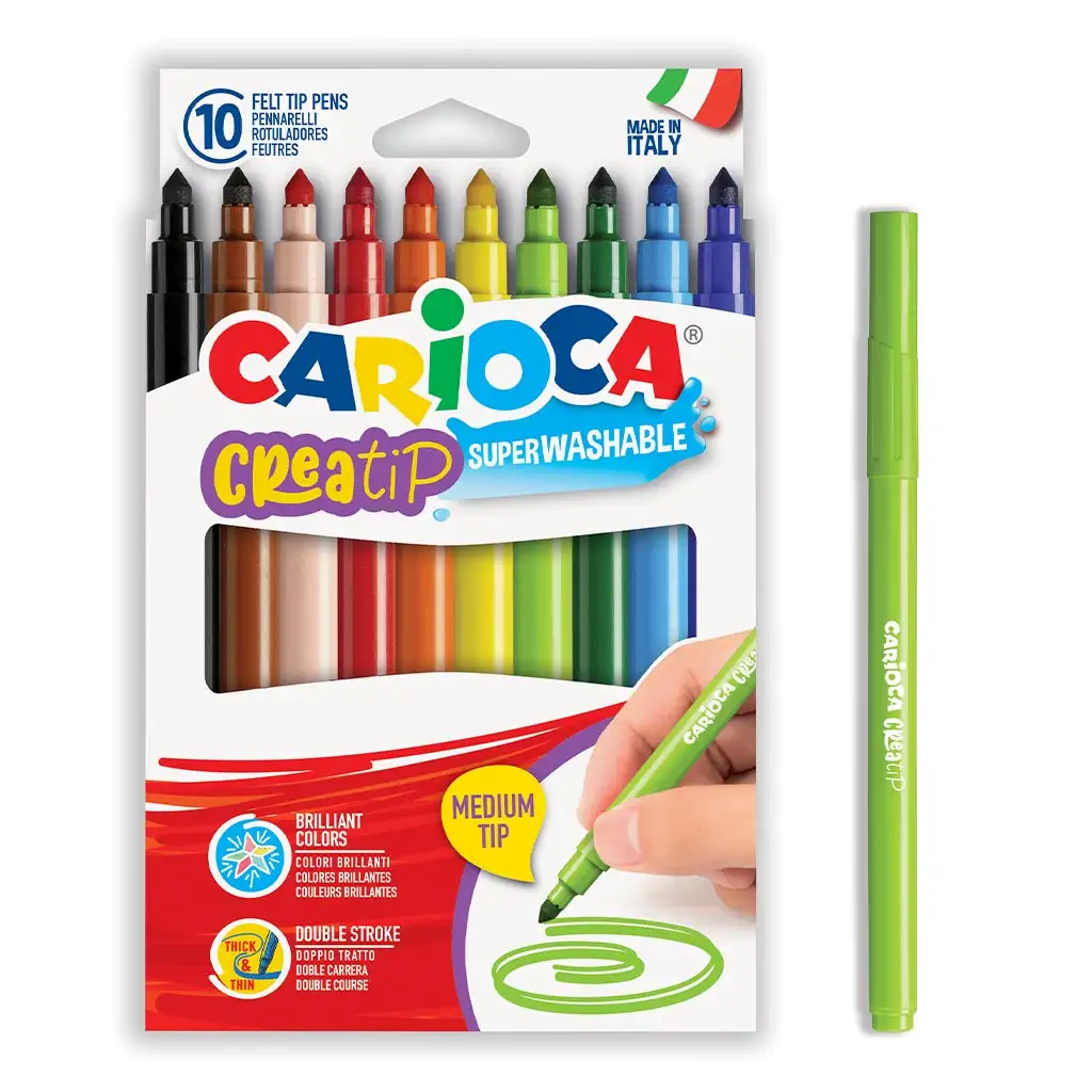 Creatip 10er-Filzstift-Set - Carioca